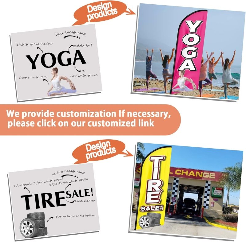 11FT Lamb Stew Advertising Swooper Flag Fit 15FT Flagpole(Flagpole Not Included 4.3)