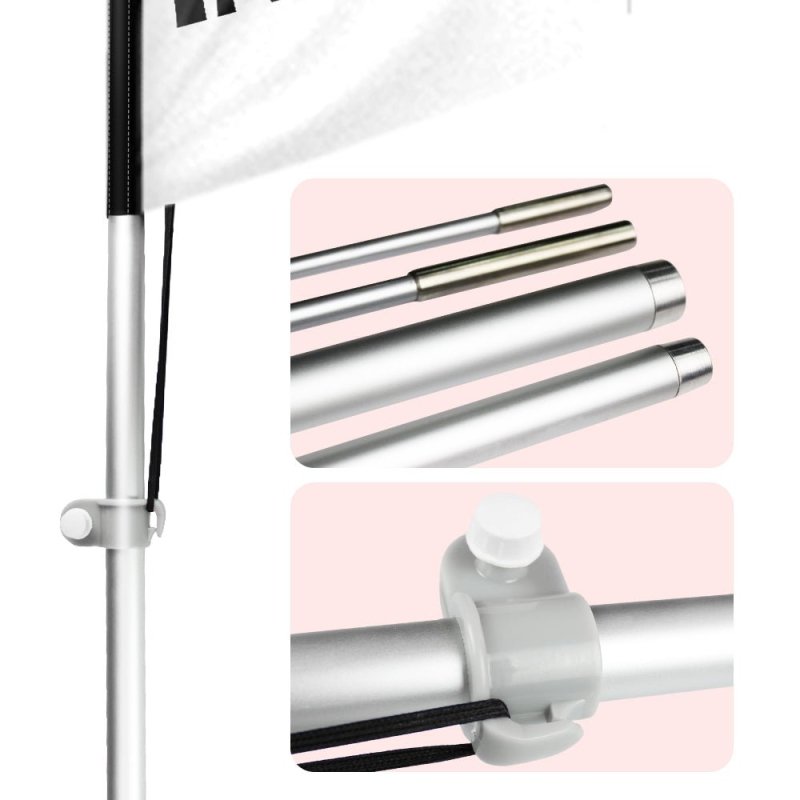 11FT Swooper Open House Feather Flag Sign with Flagpole/Ground Stake/Portable Bag(3.4m)