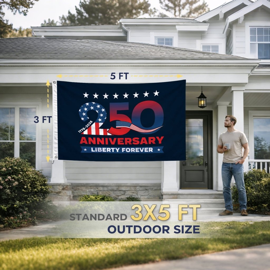 250th Anniversary Liberty Forever Flag 1776–2026 3x5 FT