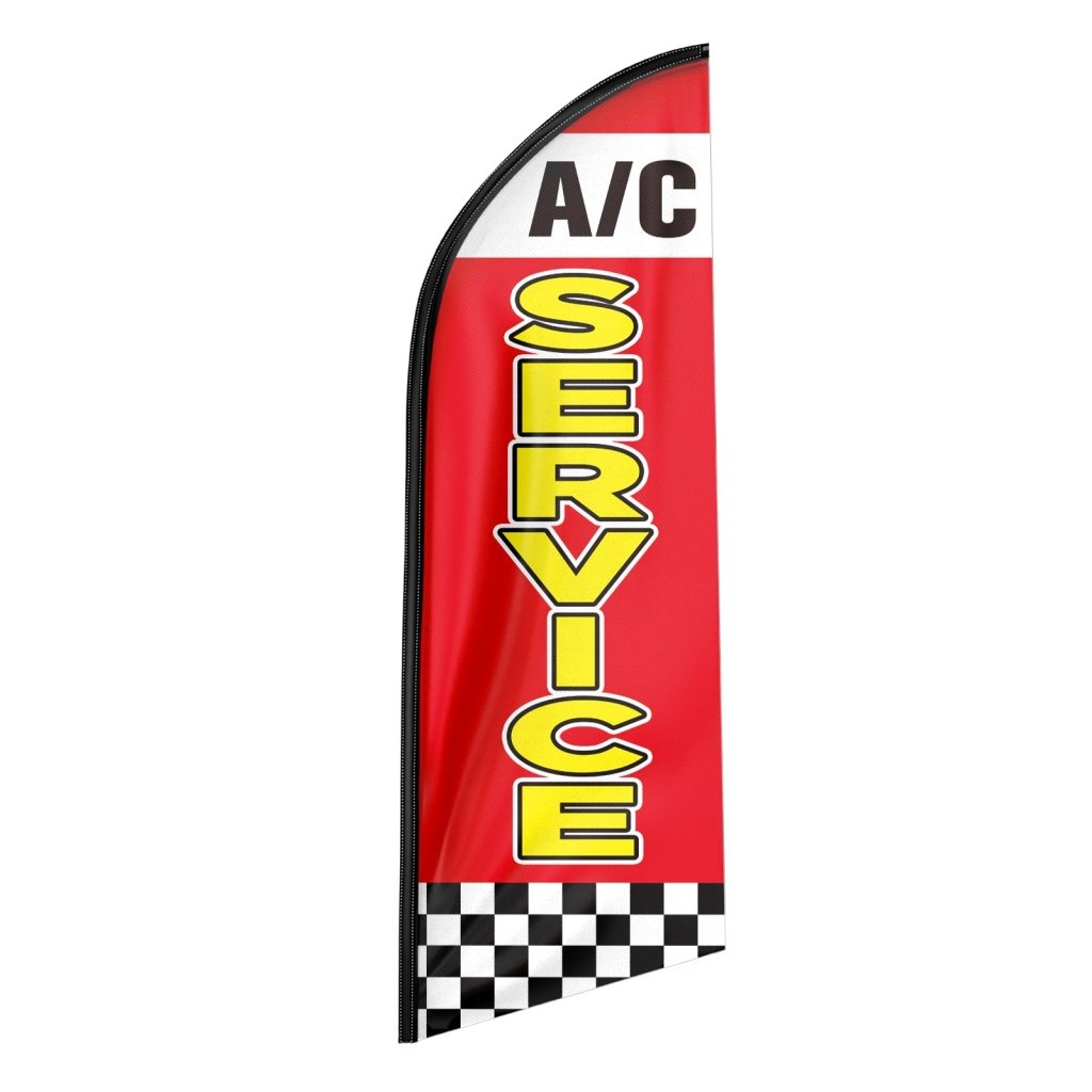 8FT AC Service Swooper Flag (Flagpole Not Included 3.4)