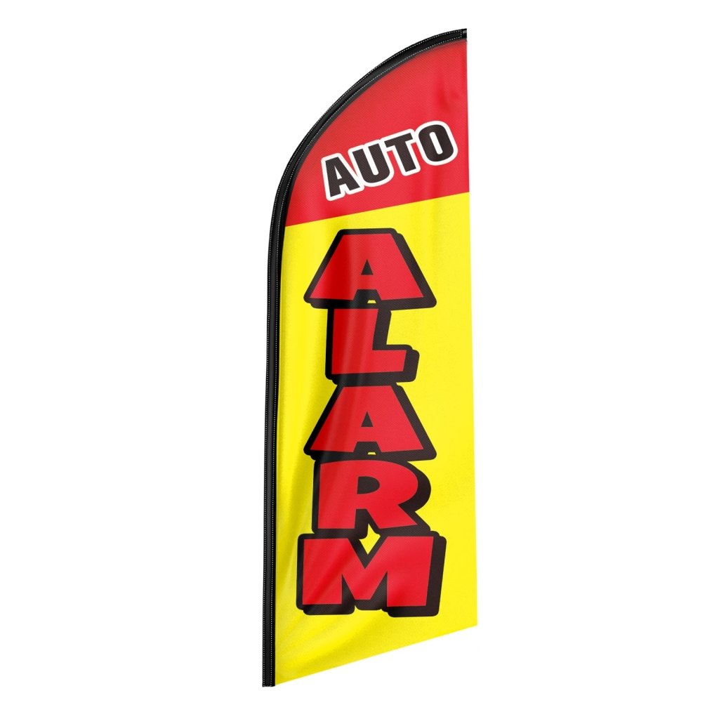 8FT Auto Alarm Swooper Flag (Flagpole Not Included 3.4)