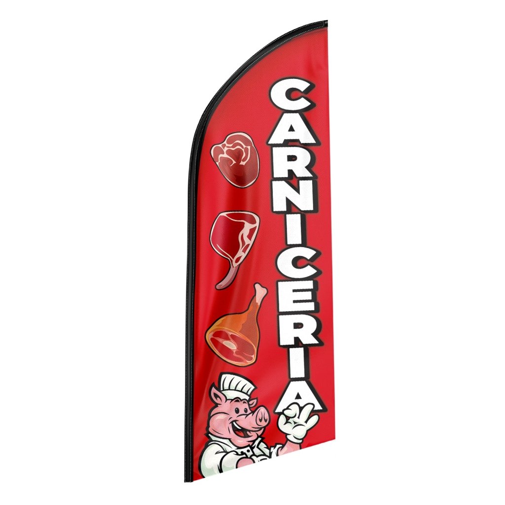 8FT Carniceria Swooper Flag (Flagpole Not Included 3.4)