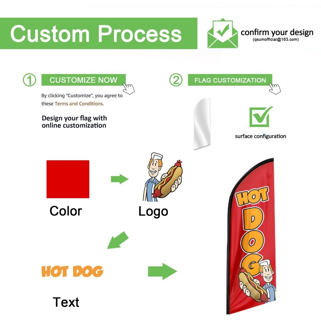 8FT Flowers Swooper Flag(Flagpole Not Included 3.4)