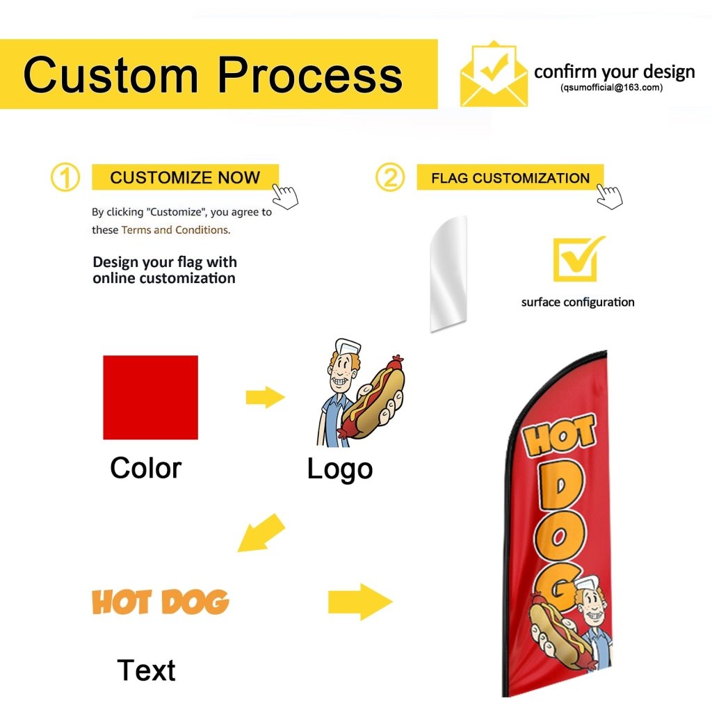 8FT Open House Orange 04 Swooper Flag(Flagpole Not Included 3.4)