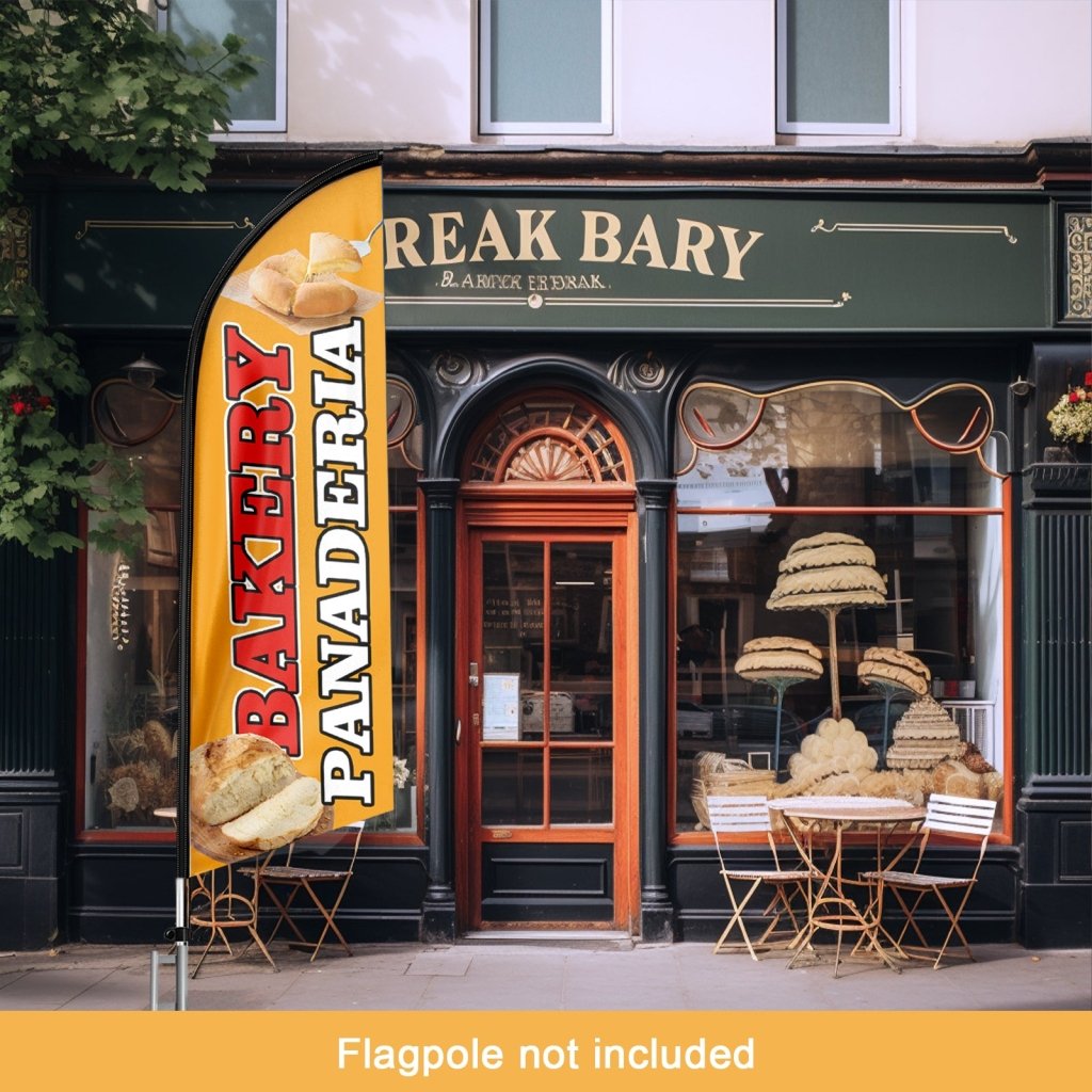 8FT Panaderia Swooper Flag(Flagpole Not Included 3.4)