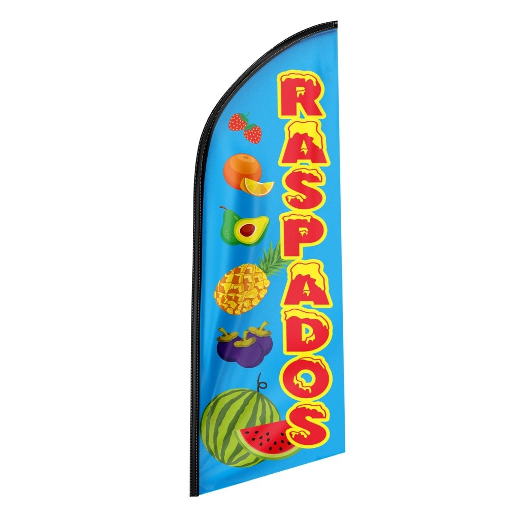 8FT Raspados Swooper Flag (Flagpole Not Included 3.4)
