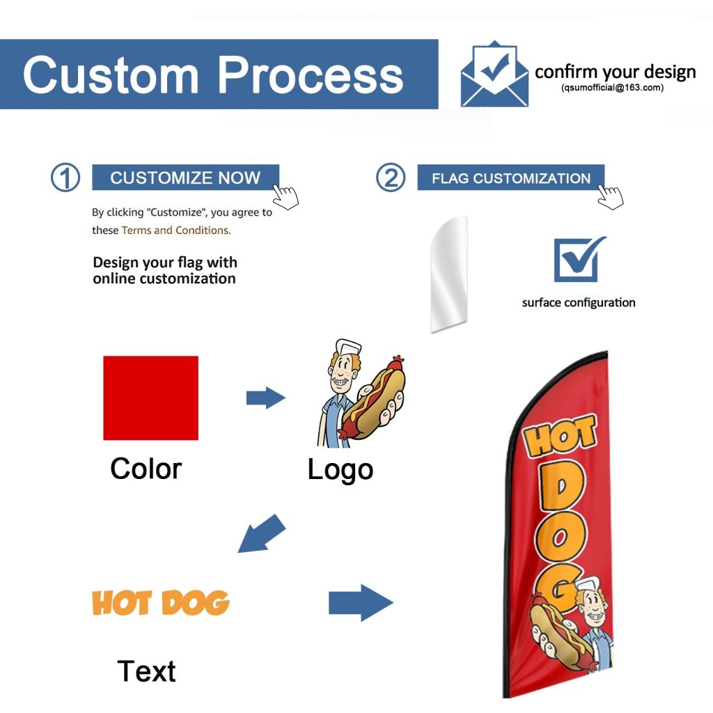 8FT Roasted Nuts Advertising Swooper Flag (Flagpole Not Included 3.4)