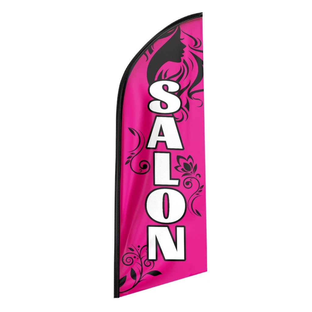 8FT Salon Swooper Flag (Flagpole Not Included 3.4)