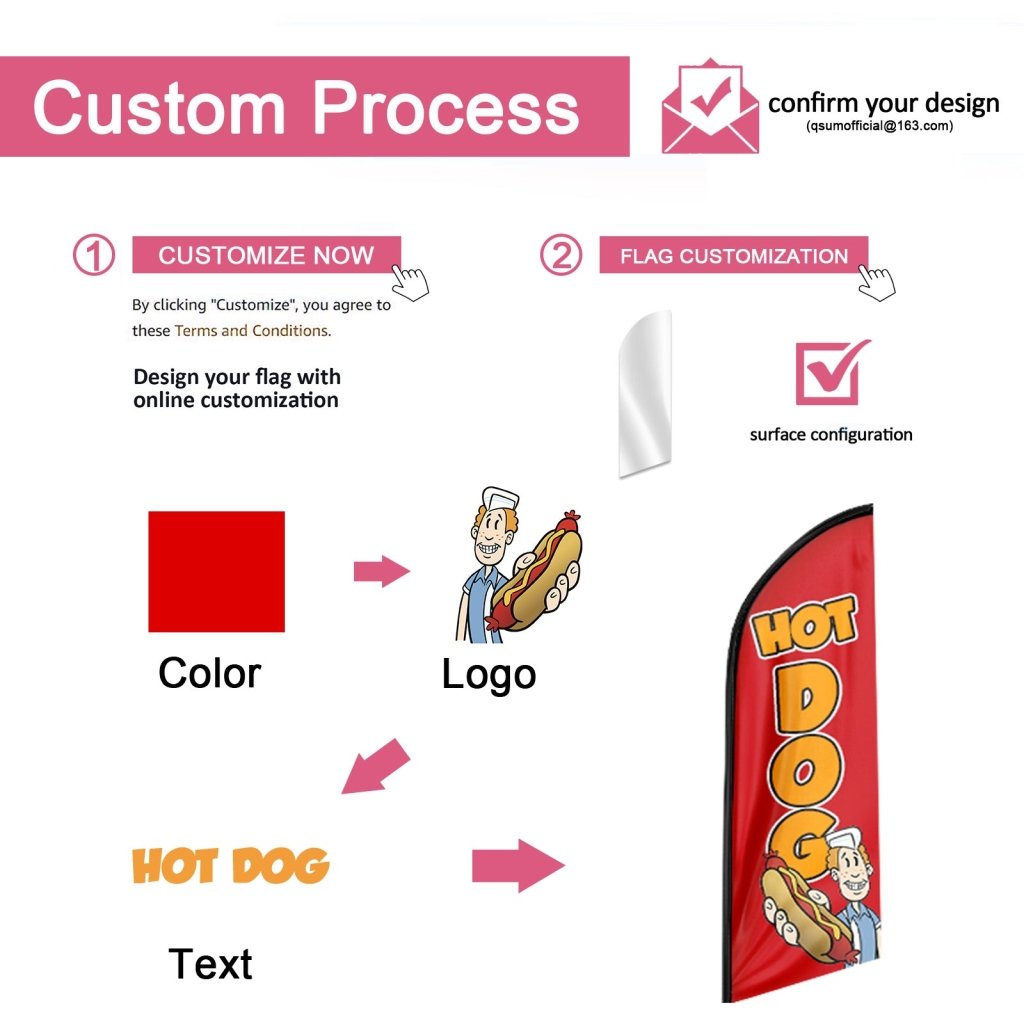 8FT Soy Candles Swooper Flag (Flagpole Not Included 3.4)