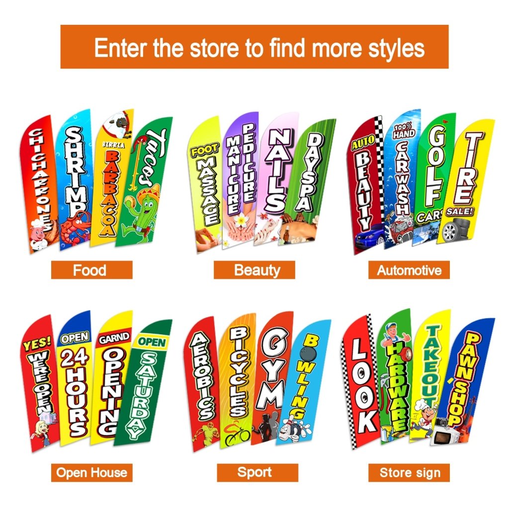 8FT Waffles Swooper Flag (Flagpole Not Included 3.4)