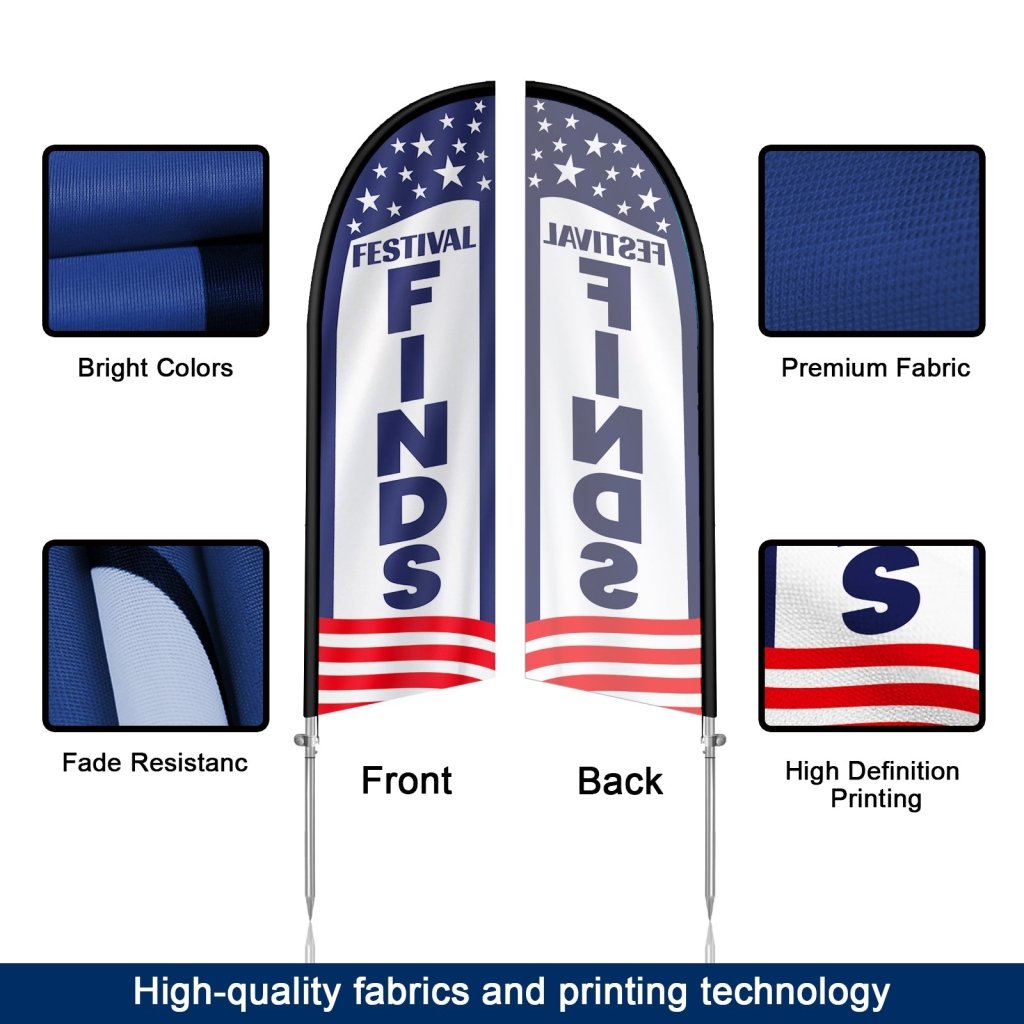 8Ft Washington’s Birthday, Stainless Steel Pole Banner