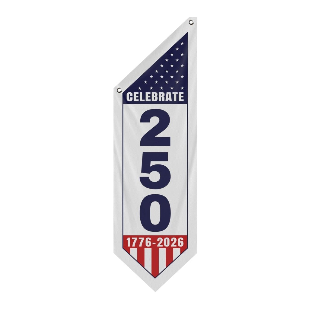 America 250 Anniversary Porch Banner 1776–2026 USA Flag(Flag Only)