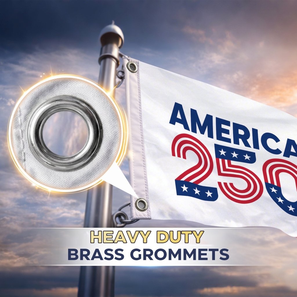 America 250 Banner 1776–2026 American Flag 3x5 FT