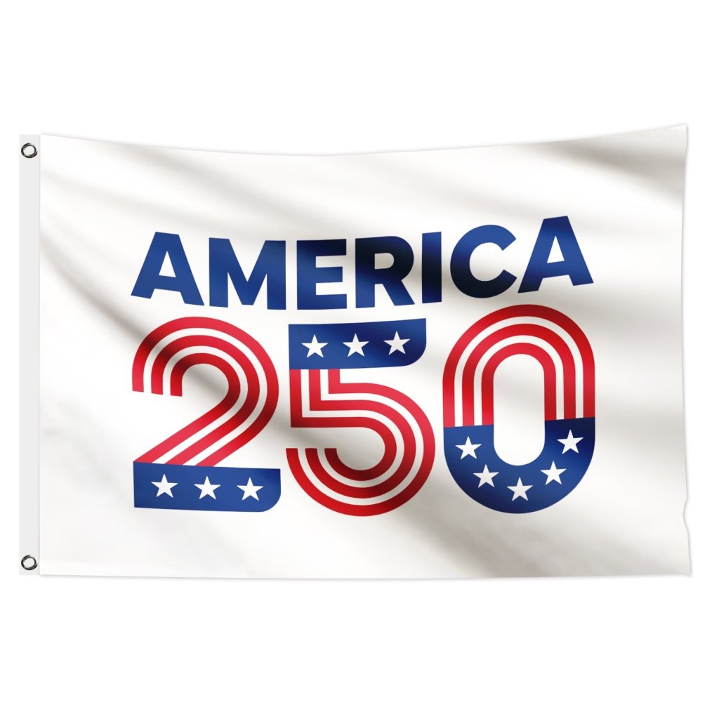 America 250 Banner 1776–2026 American Flag 3x5 FT