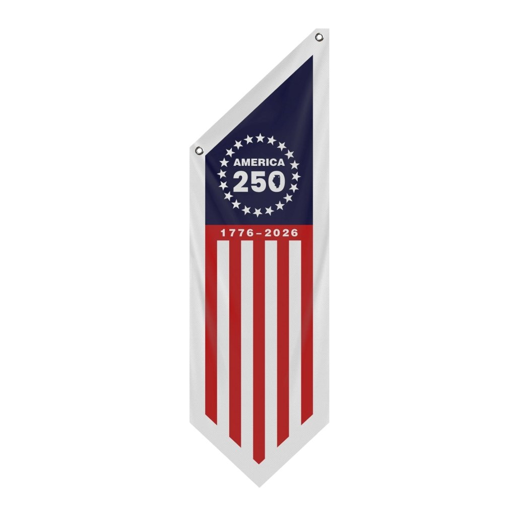 America 250 Banner 1776–2026 Patriotic Porch Flag(Flag Only)