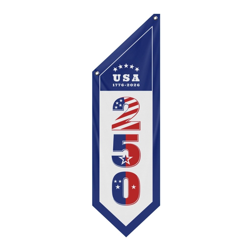 America 250 Banner 1776–2026 Unique Patriotic Porch Flag(Flag Only)