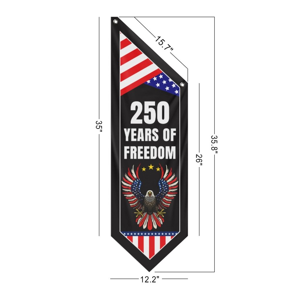 America 250 Eagle Banner 1776–2026 Patriotic Porch Flag(Flag Only)