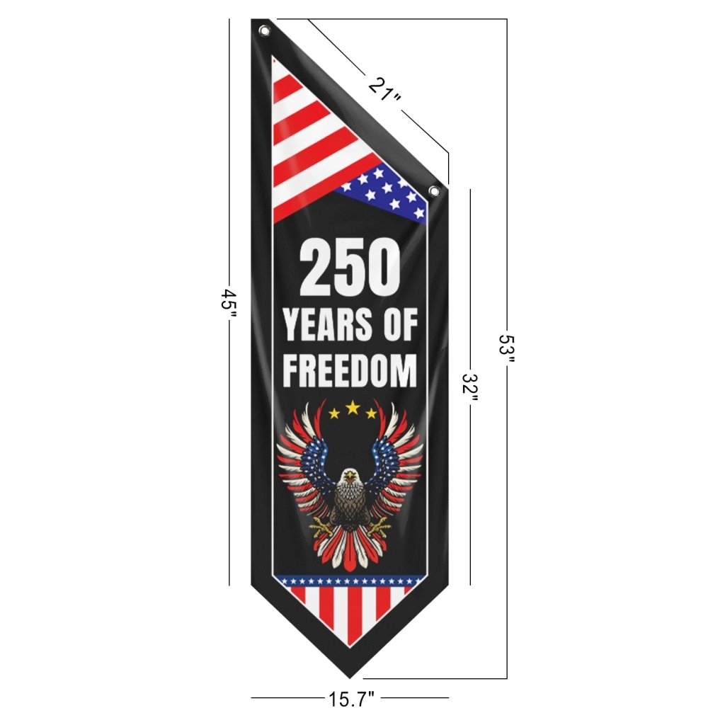 America 250 Eagle Banner 1776–2026 Patriotic Porch Flag(Flag Only)