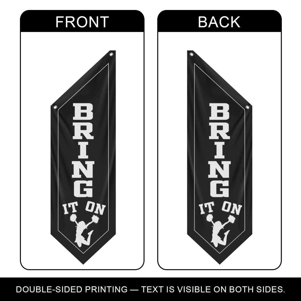 Bring It On Decorative Wall Flag, Soccer Fan Banner, (Flag Only)