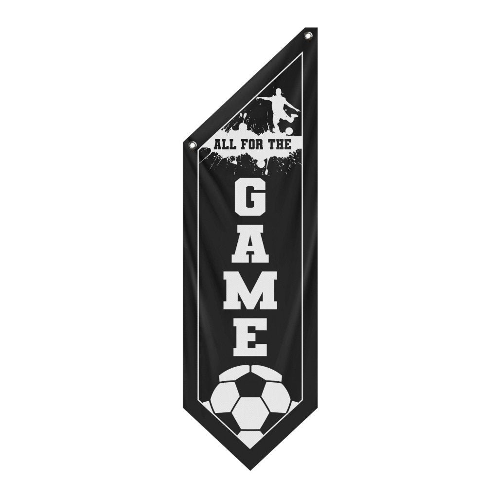 Celebrate Soccer with All For Wall Flag,Black (Flag Only)