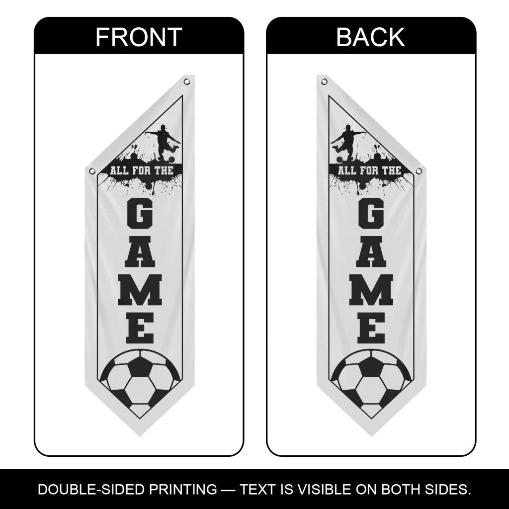 Celebrate Soccer with All For Wall Flag,White (Flag Only)