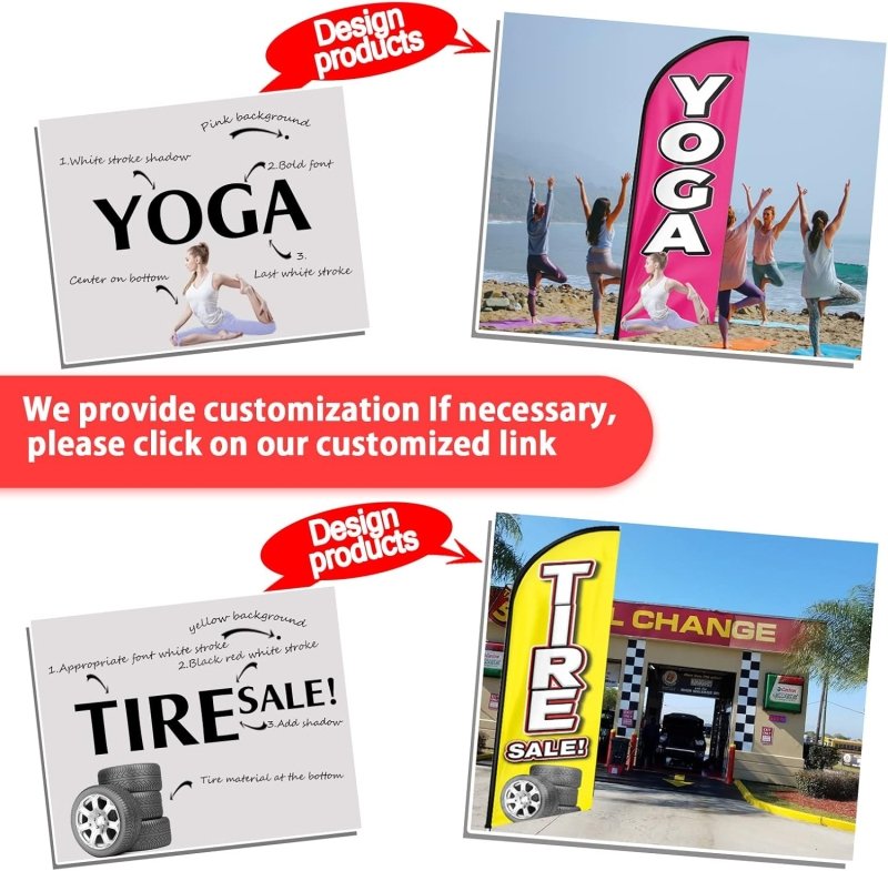 Corn Flag - 11FT Corn Advertising Swooper Feather Flag Fit 15FT Flagpole(Flagpole Not Included 4.3)