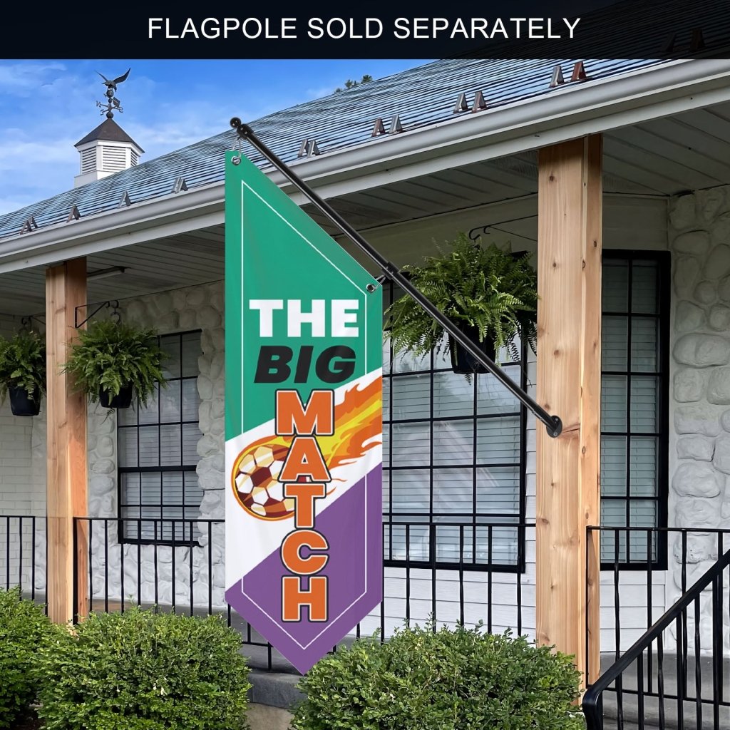 Double - Sided The Big Game Flag Banner, (Flag Only)