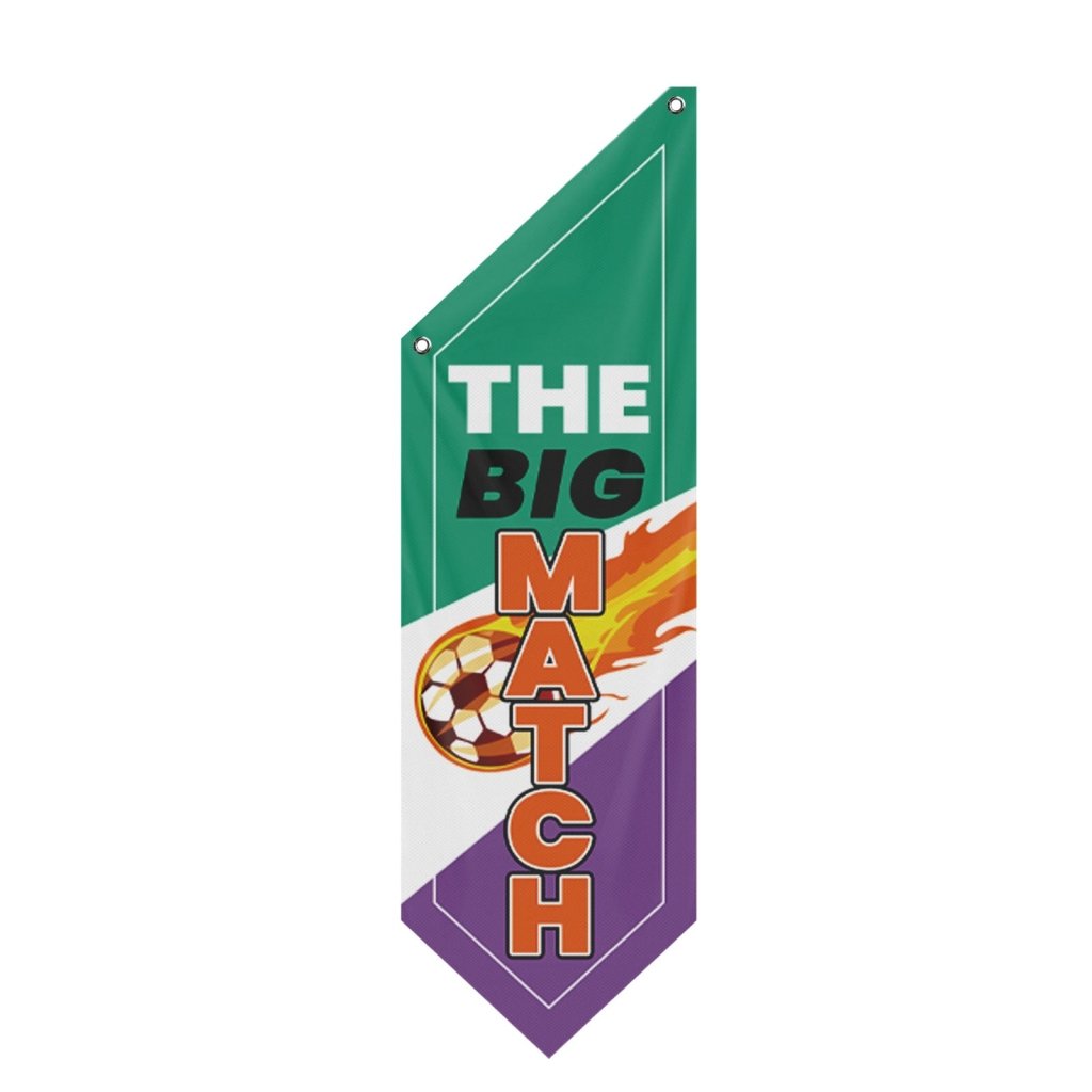 Double - Sided The Big Game Flag Banner, (Flag Only)