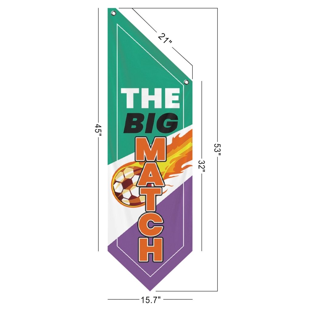Double - Sided The Big Game Flag Banner, (Flag Only)