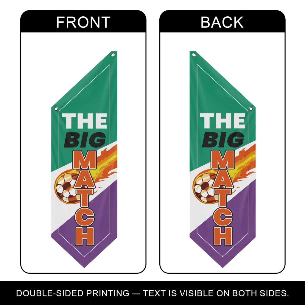 Double - Sided The Big Game Flag Banner, (Flag Only)