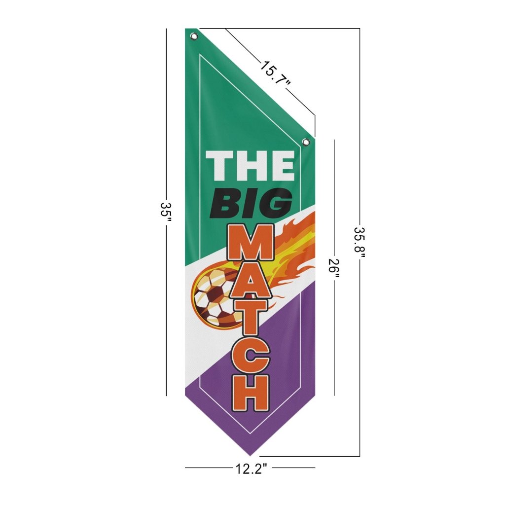 Double - Sided The Big Game Flag Banner, (Flag Only)