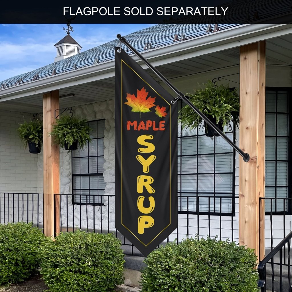 Double - Sided Vintage Maple Syrup Flag, (Flag Only)