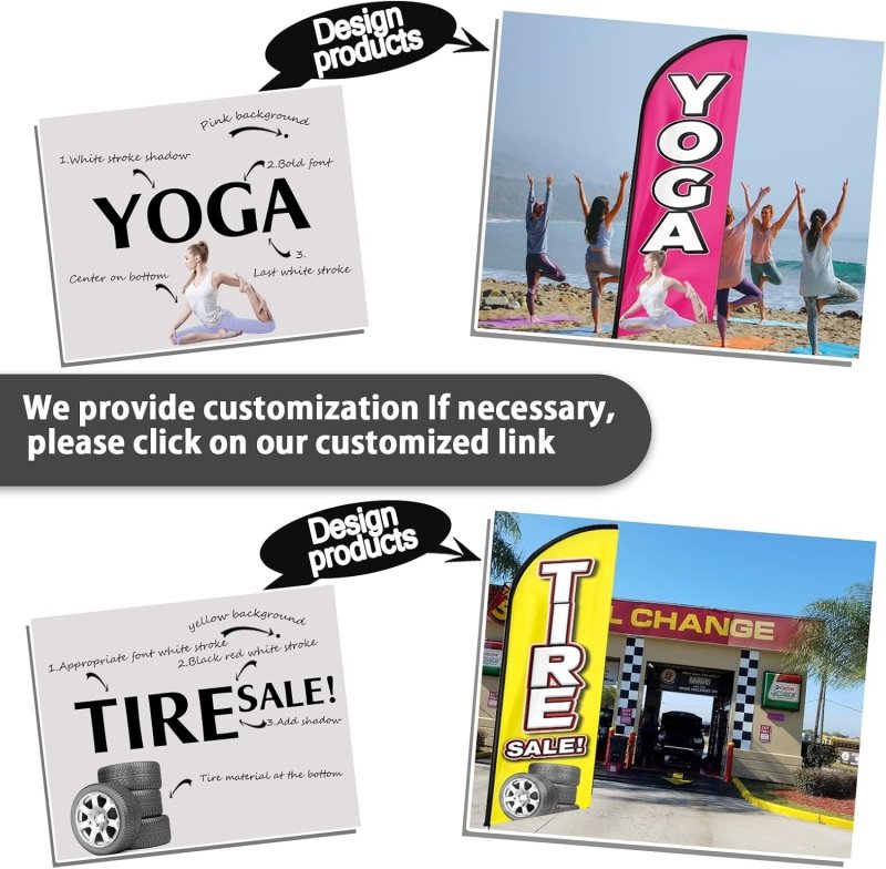 Equipment Rental Themed Feather Flag, 11FT Equipment Rental Advertising Swooper Flag Fit 15FT Flagpole(Flagpole Not Included 4.3)