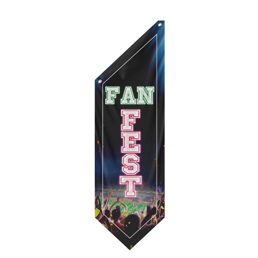 Fan Fest Soccer Football Flag, (Flag Only)