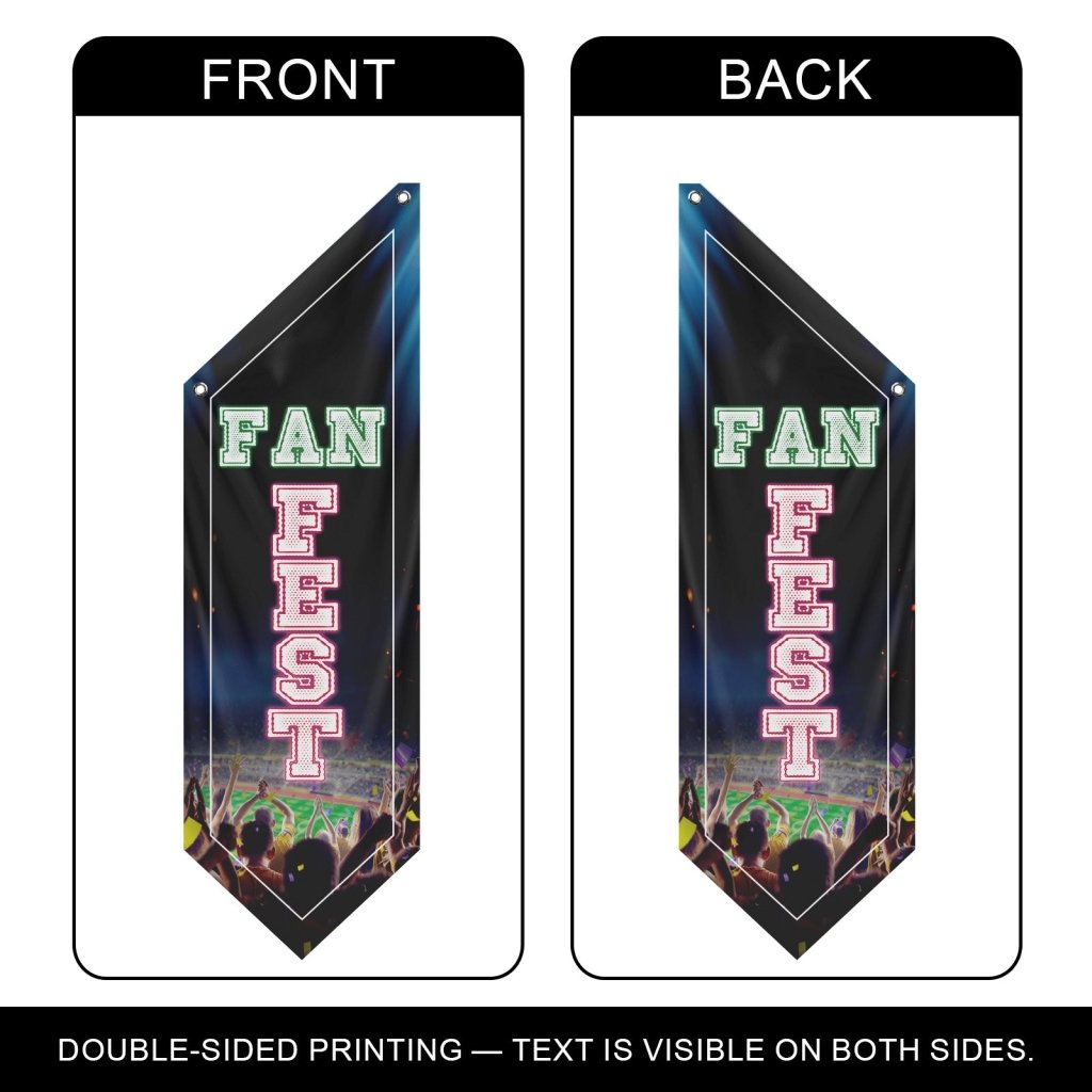 Fan Fest Soccer Football Flag, (Flag Only)
