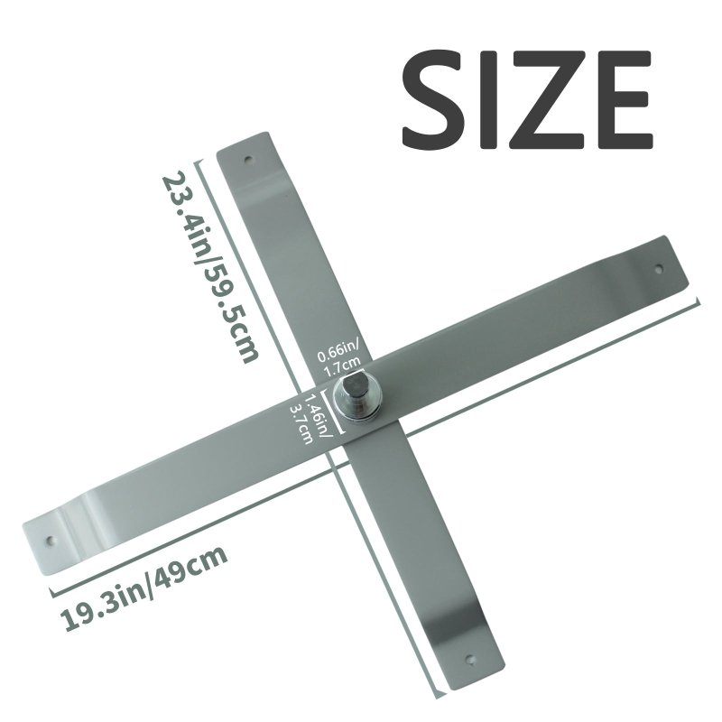 Feather Flag Base - QSUM Feather Flag Bass Stand, Cross Base for Indoor/Outdoor Swooper Flag