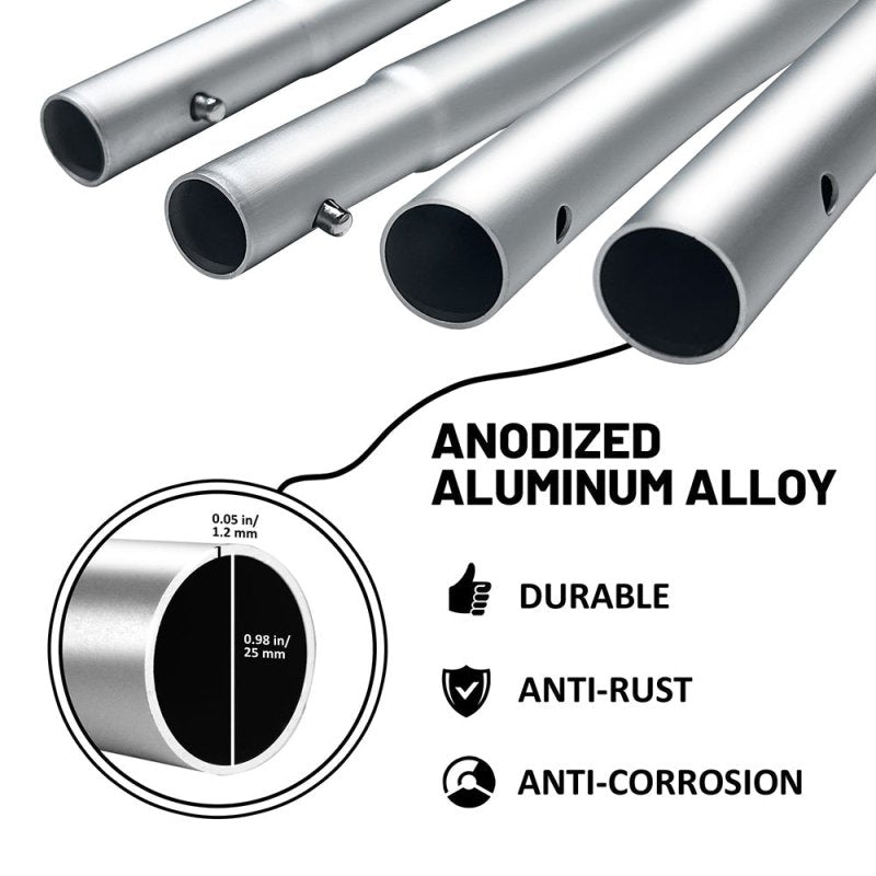 Flag Pole Hardware - 11FT FSFLAG Swooper Feather Flag Pole Kit(3.3m)