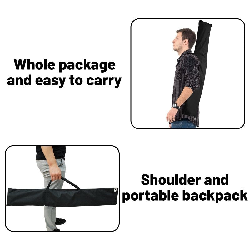 FSFLAG 11Ft Feather Flag Poles Kit - feather flag replacement pole(3.4 pole kit)