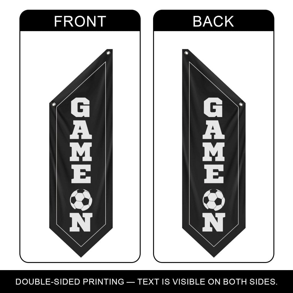 Game On 2026 Decorative Wall Flag, World Soccer Banner, (Flag Only)