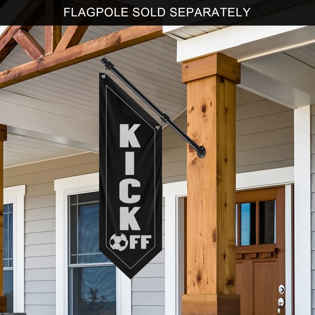 Kick Off Football Banner for Outdoor Bar, Game Day Events(Flag only)