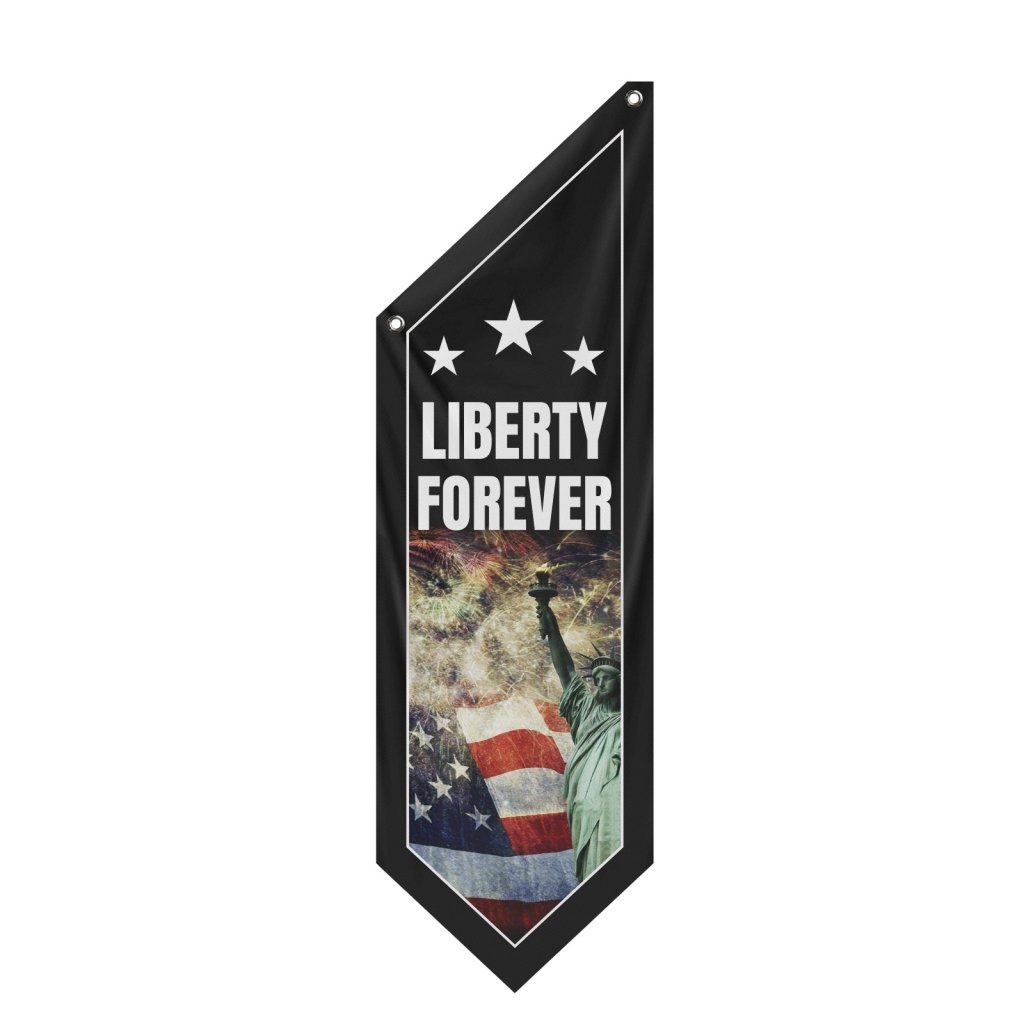 Liberty Forever Banner America Patriotic Porch Flag (Flag Only)