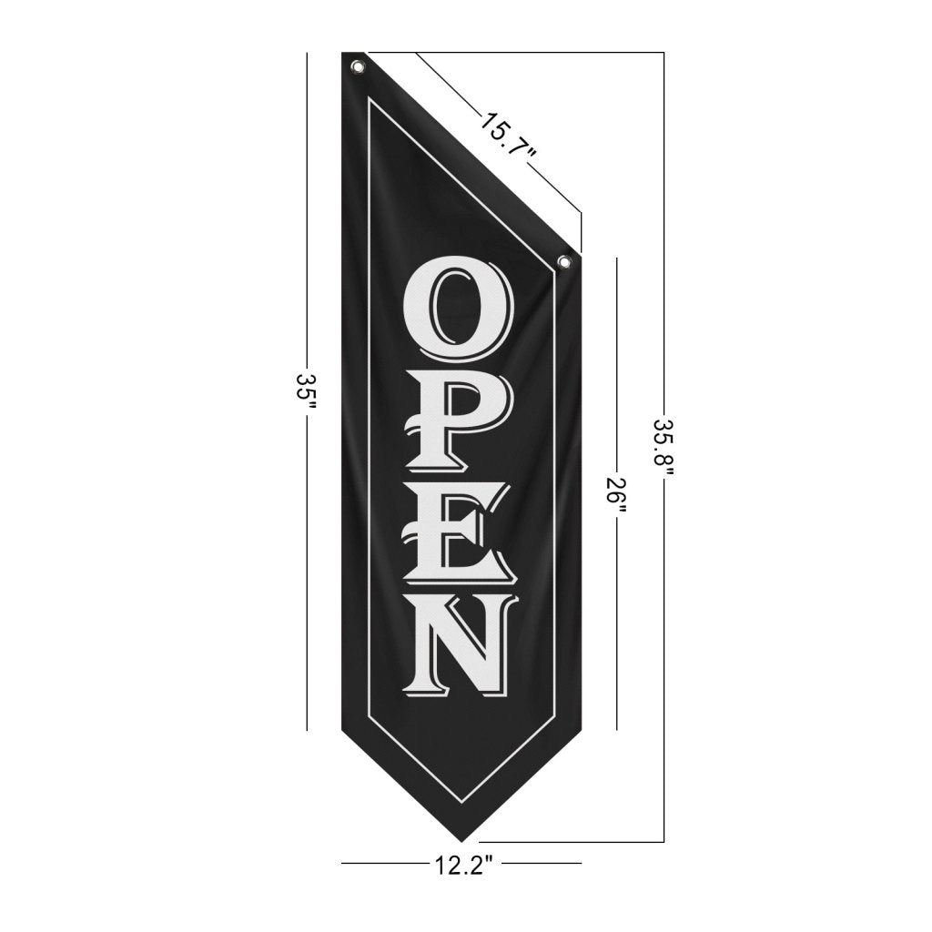 Lounge Bar Open Double - Sided Flag (Flag Only)