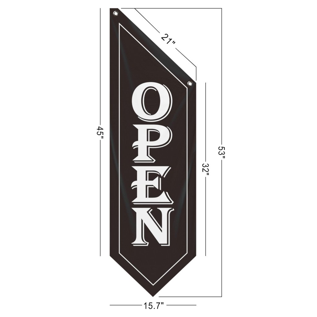 Lounge Bar Open Double - Sided Flag (Flag Only)