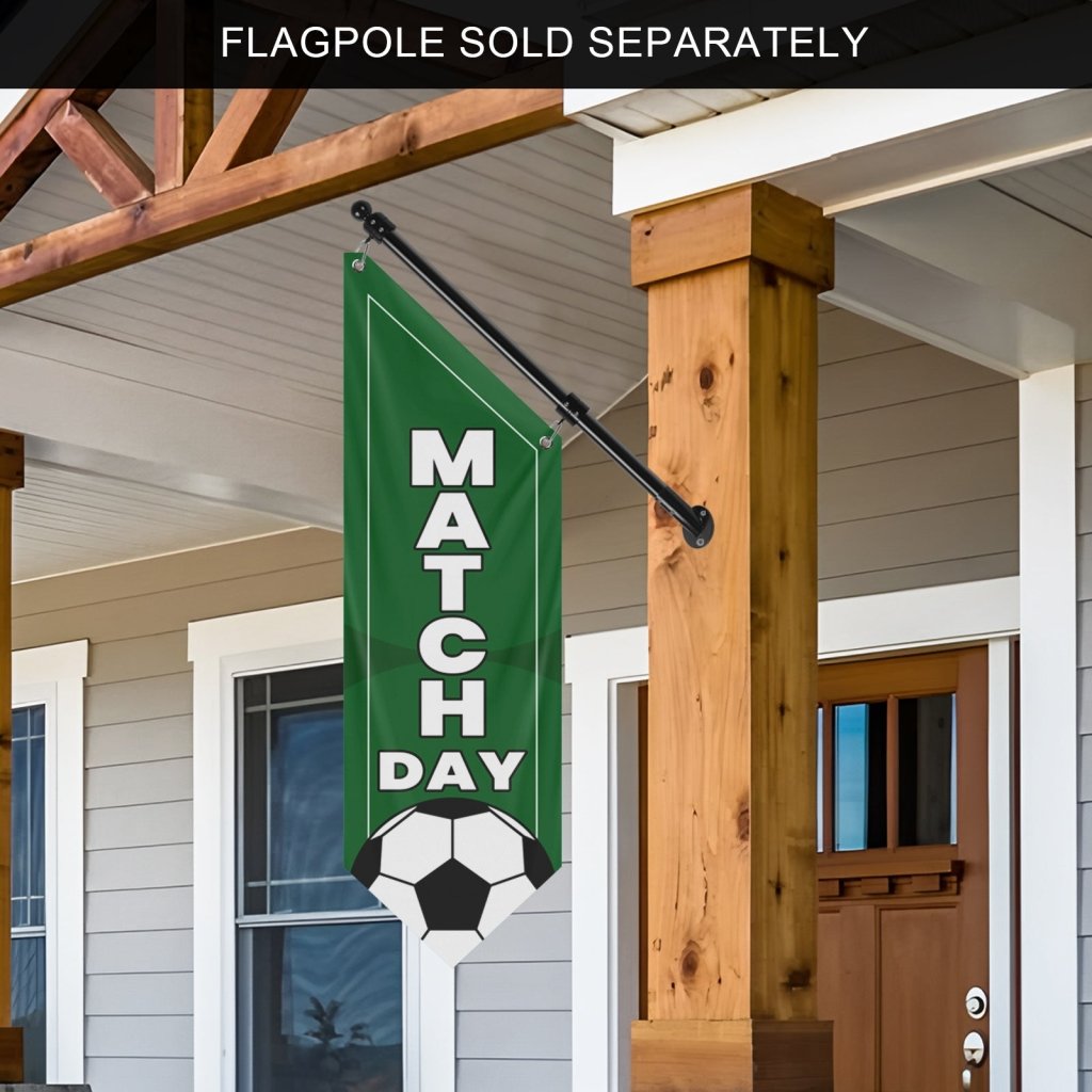Match Day Football Flag, Double - Sided Sports Banner (Flag Only)