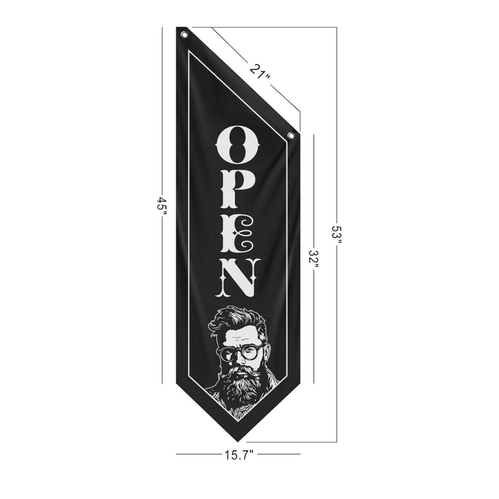 Open Flag, Double - Sided Three - ply (Flag Only)