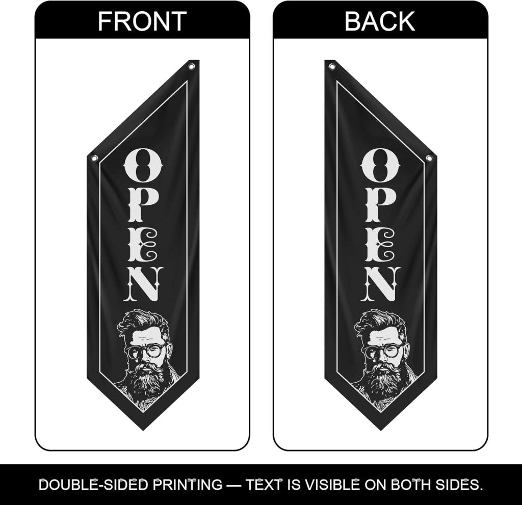 Open Flag, Double - Sided Three - ply (Flag Only)