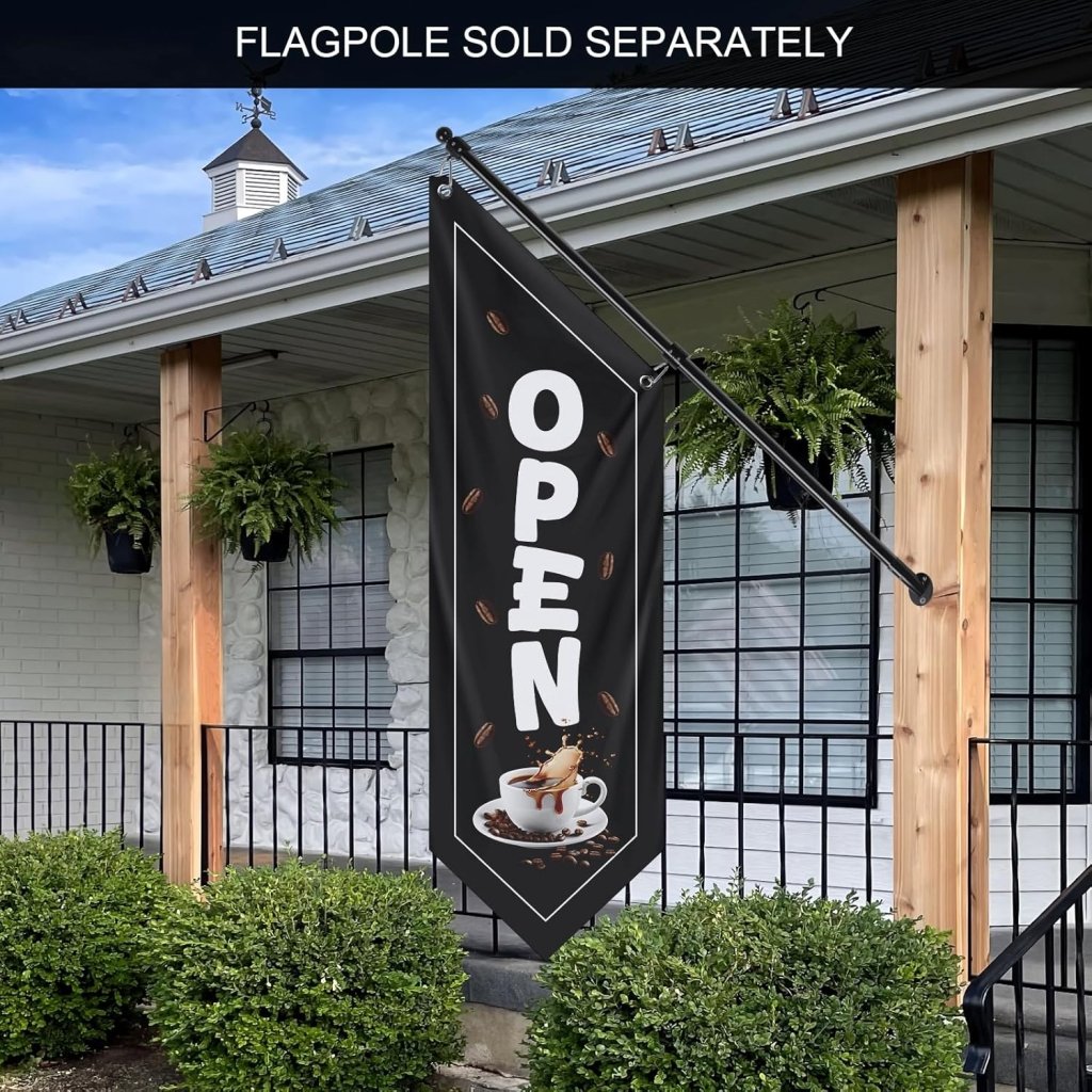 Outdoor Coffee Flag, Double - Sided Three - ply (Flag Only)