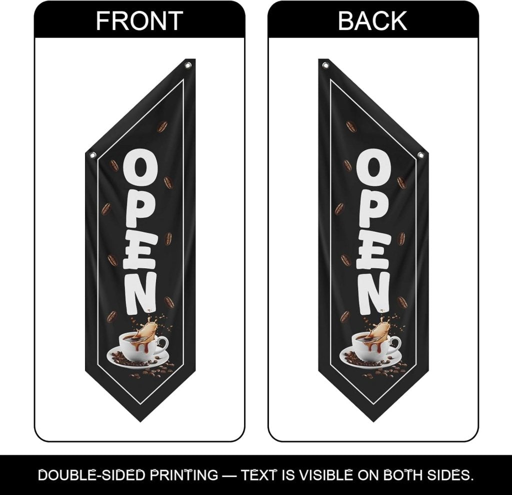 Outdoor Coffee Flag, Double - Sided Three - ply (Flag Only)