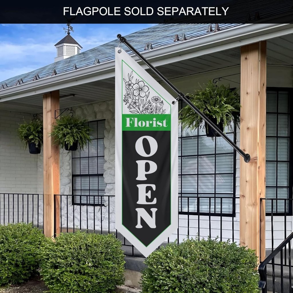 Outdoor Florist Flag, Double - Sided Three - ply (Flag Only)