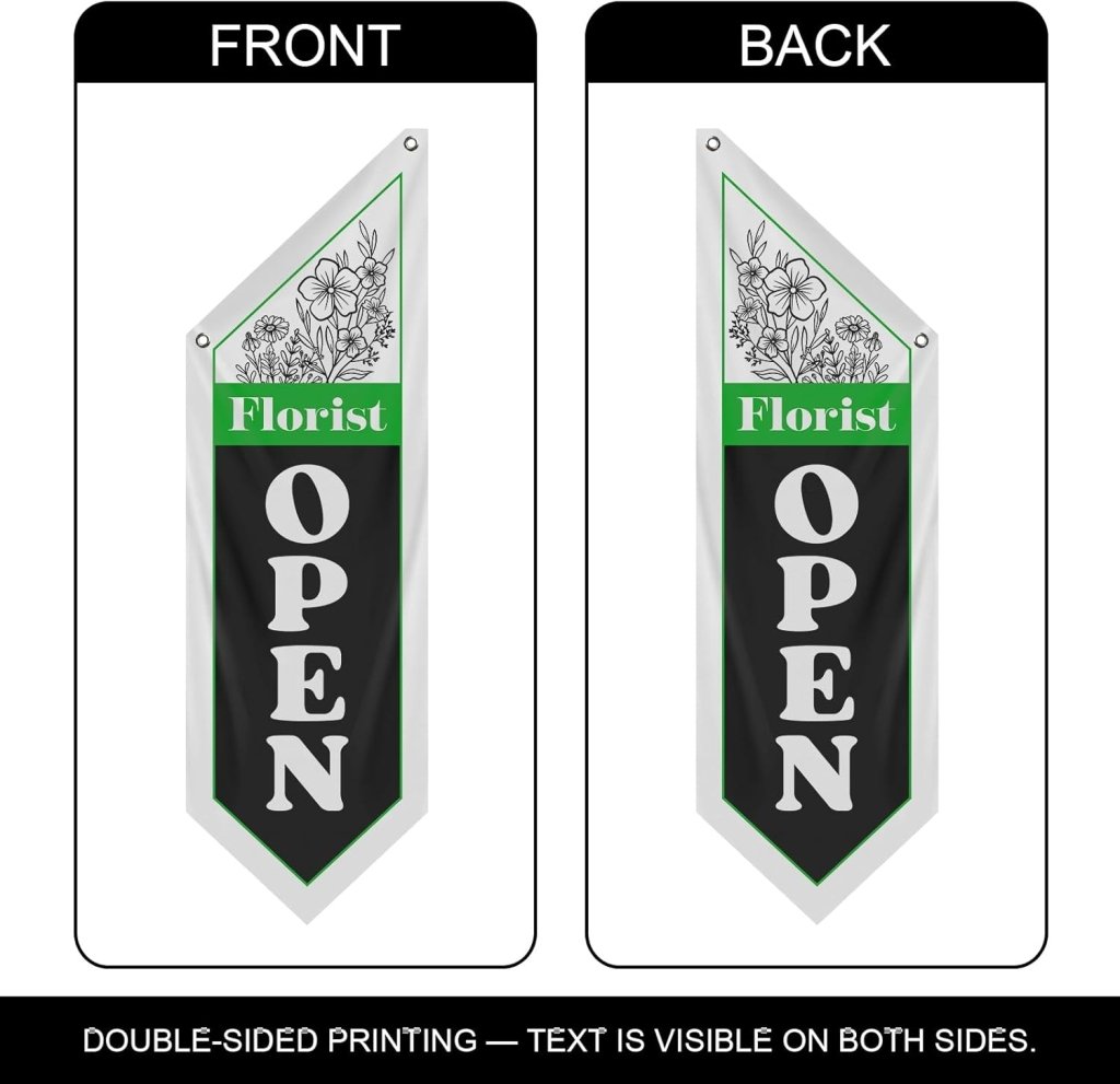 Outdoor Florist Flag, Double - Sided Three - ply (Flag Only)